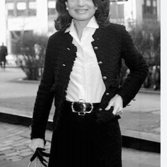 CABI Jackie O Wool Blend Cardigan Sweater Black Women's small Style 502 - Picture 6 of 7